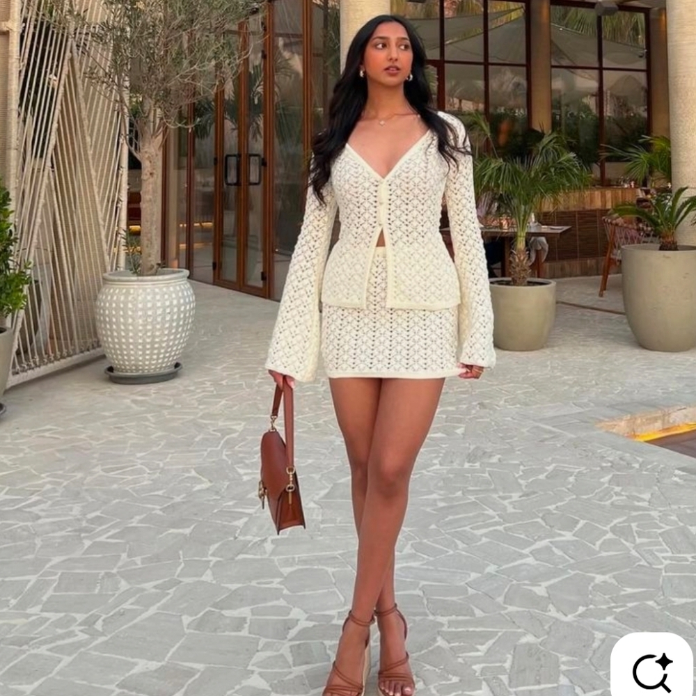 Crochet Open Sweater